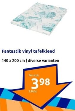 Promoties Fantastik vinyl tafelkleed - Fantastik - Geldig van 27/03/2024 tot 02/04/2024 bij Action