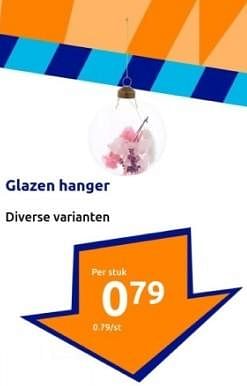 Promoties Glazen hanger - Huismerk - Action - Geldig van 27/03/2024 tot 02/04/2024 bij Action