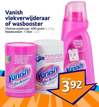 Promotions Vanish vlekverwijderaar of wasbooster - Vanish - Valide de 27/03/2024 à 02/04/2024 chez Action