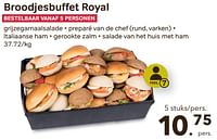 Broodjesbuffet royal-Huismerk - Buurtslagers