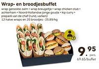 Wrap- en broodjesbuffet-Huismerk - Buurtslagers