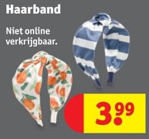 Promoties Haarband - Huismerk - Kruidvat - Geldig van 25/03/2024 tot 07/04/2024 bij Kruidvat