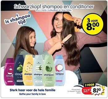 Promotions Shampoo 7 kruiden - Schwarzkopf - Valide de 25/03/2024 à 07/04/2024 chez Kruidvat