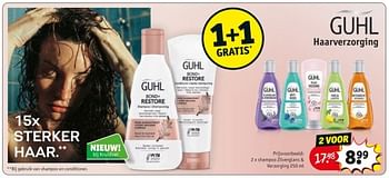 Promotions Shampoo zilverglans + verzorging - Guhl - Valide de 25/03/2024 à 07/04/2024 chez Kruidvat