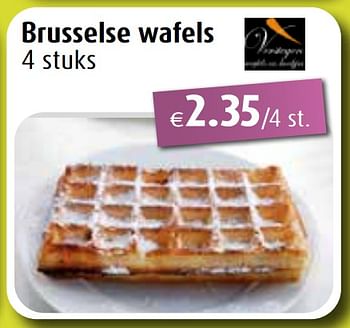 Promotions Brusselse wafels - Produit Maison - Aronde - Valide de 25/03/2024 à 01/06/2024 chez Aronde
