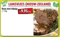 Lamsvlees nieuw-zeeland bout met bilpijp-Huismerk - Aronde