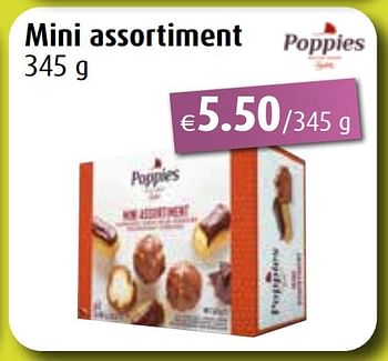 Promotions Mini assortiment - Poppies - Valide de 25/03/2024 à 01/06/2024 chez Aronde