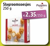 Slagroomsoesjes-Poppies