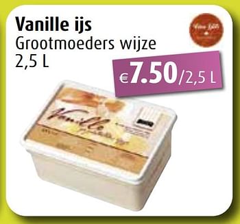Promotions Vanille ijs - Van Gils - Valide de 25/03/2024 à 01/06/2024 chez Aronde