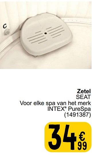 Promoties Zetel seat - Intex - Geldig van 26/03/2024 tot 30/06/2024 bij Cora