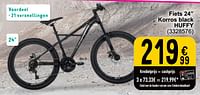 Fiets 24`` korros black huffy-Huffy Bicycles
