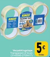 Promoties Verpakkingstape - Kinzo - Geldig van 26/03/2024 tot 30/06/2024 bij Cora
