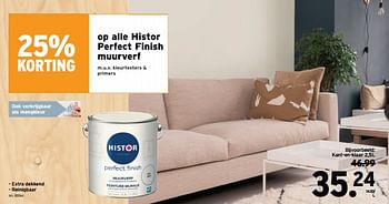Promoties Histor perfect finish muurverf kant-en-klaar - Histor - Geldig van 27/03/2024 tot 02/04/2024 bij Gamma