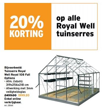 Promoties Tuinserre royal well royal 108 full options - Royal Well - Geldig van 27/03/2024 tot 02/04/2024 bij Gamma