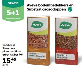 Promotions Aveve bodembedekkers en substral cacaodoppen - Produit maison - Aveve - Valide de 27/03/2024 à 07/04/2024 chez Aveve