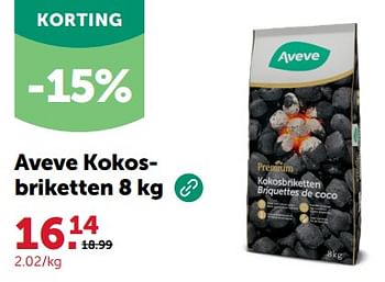 Promotions Aveve kokosbriketten - Produit maison - Aveve - Valide de 27/03/2024 à 07/04/2024 chez Aveve
