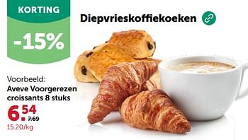 Promoties Aveve voorgerezen croissants - Huismerk - Aveve - Geldig van 27/03/2024 tot 07/04/2024 bij Aveve