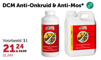 Promoties Dcm anti-onkruid + anti-mos - DCM - Geldig van 27/03/2024 tot 07/04/2024 bij Aveve