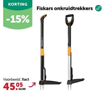Promoties Fiskars onkruidtrekkers - Fiskars - Geldig van 27/03/2024 tot 07/04/2024 bij Aveve