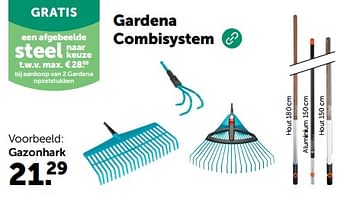 Promoties Gardena combisystem gazonhark - Gardena - Geldig van 27/03/2024 tot 07/04/2024 bij Aveve