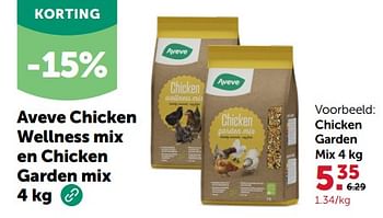 Promoties Chicken garden mix - Huismerk - Aveve - Geldig van 27/03/2024 tot 07/04/2024 bij Aveve