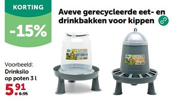 Promoties Drinksilo op poten - Huismerk - Aveve - Geldig van 27/03/2024 tot 07/04/2024 bij Aveve