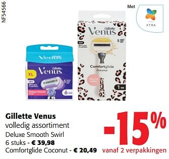 Promotions Gillette venus volledig assortiment - Gillette - Valide de 27/03/2024 à 09/04/2024 chez Colruyt