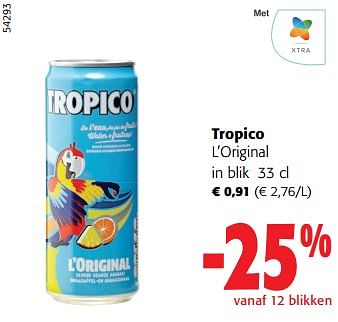 Promoties Tropico l’original - Tropico - Geldig van 27/03/2024 tot 09/04/2024 bij Colruyt