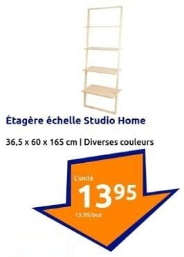 Promotions Etagére échelle studio home - Studio Home - Valide de 27/03/2024 à 02/04/2024 chez Action