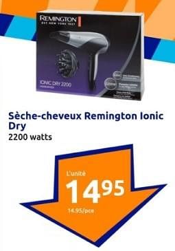 Promotions Séche-cheveux remington lonic dry - Remington - Valide de 27/03/2024 à 02/04/2024 chez Action