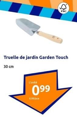 Promotions Truelle de jardin garden touch - Garden Touch - Valide de 27/03/2024 à 02/04/2024 chez Action