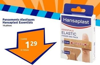 Promotions Pansements élastiques hansaplast essentials - Hansaplast - Valide de 27/03/2024 à 02/04/2024 chez Action
