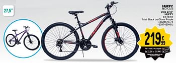 Promoties Vélo27,5” huffy extent - Huffy Bicycles - Geldig van 26/03/2024 tot 30/06/2024 bij Cora