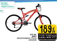 Promotions Vtt 26” bolt mountainbike tts kx - Bolt - Valide de 26/03/2024 à 30/06/2024 chez Cora