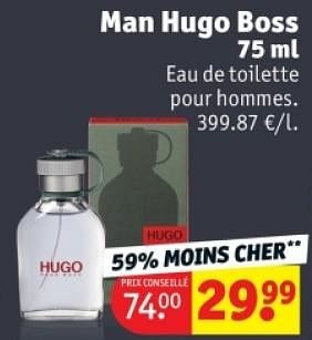 Promoties Man hugo boss - Hugo Boss - Geldig van 25/03/2024 tot 07/04/2024 bij Kruidvat