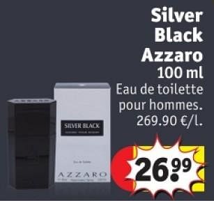 Promoties Silver black azzaro - Azzaro - Geldig van 25/03/2024 tot 07/04/2024 bij Kruidvat