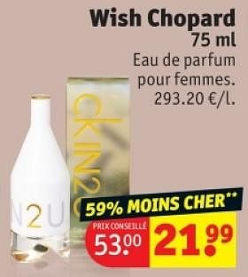 Promotions Wish chopard - Chopard Wish - Valide de 25/03/2024 à 07/04/2024 chez Kruidvat