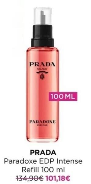 Promoties Prada paradoxe edp intense refill - Prada - Geldig van 01/04/2024 tot 07/04/2024 bij ICI PARIS XL