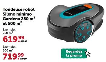 Promotions Tondeuse robot sileno minimo gardena - Gardena - Valide de 27/03/2024 à 07/04/2024 chez Aveve