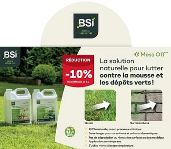 Promotions Réduction -10% moss off - BSI - Valide de 27/03/2024 à 07/04/2024 chez Aveve