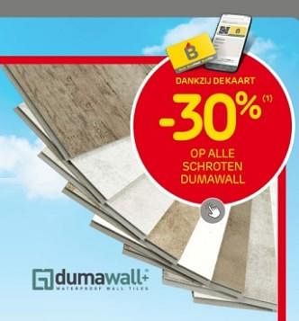 Promotions -30% op alle schroten dumawall - Dumawall - Valide de 27/03/2024 à 08/04/2024 chez Brico