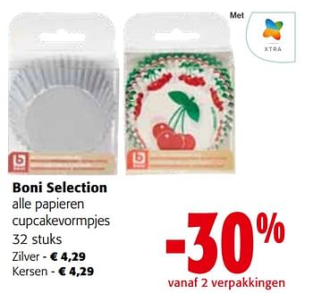 Promoties Boni selection alle papieren cupcakevormpjes - Boni - Geldig van 27/03/2024 tot 09/04/2024 bij Colruyt