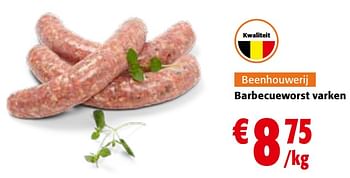 Promoties Barbecueworst varken - Huismerk - Colruyt - Geldig van 27/03/2024 tot 09/04/2024 bij Colruyt