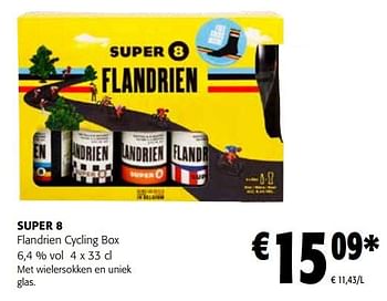 Promoties Super 8 flandrien cycling box - Brouwerij Haacht - Geldig van 27/03/2024 tot 09/04/2024 bij Colruyt