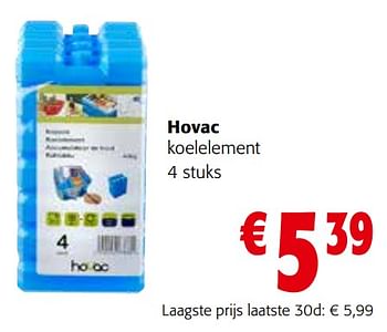 Promoties Hovac koelelement - Hovac - Geldig van 27/03/2024 tot 09/04/2024 bij Colruyt