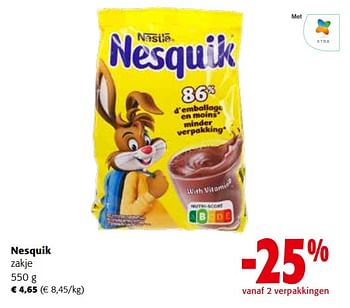Promoties Nesquik zakje - Nesquik - Geldig van 27/03/2024 tot 09/04/2024 bij Colruyt
