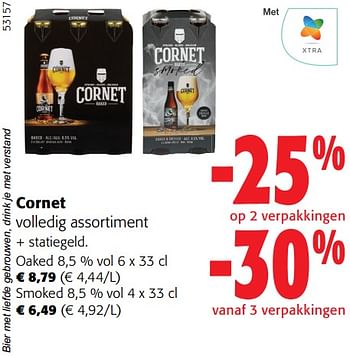 Promoties Cornet volledig assortiment - Cornet  - Geldig van 27/03/2024 tot 09/04/2024 bij Colruyt