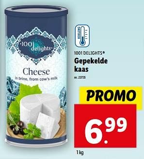 Promoties Gepekelde kaas - 1001 Delights - Geldig van 03/04/2024 tot 09/04/2024 bij Lidl