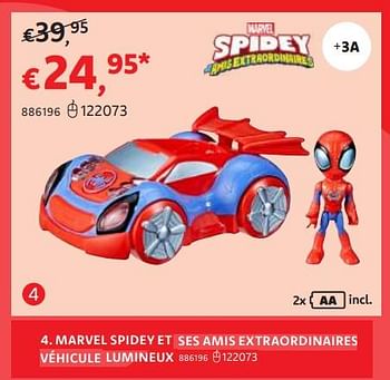 Promotions Marvel spidey et ses amis extraordinaires véhicule lumineux - Hasbro - Valide de 21/03/2024 à 07/04/2024 chez Dreamland