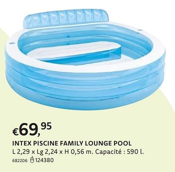 Promoties Intex piscine family lounge pool - Intex - Geldig van 21/03/2024 tot 07/04/2024 bij Dreamland